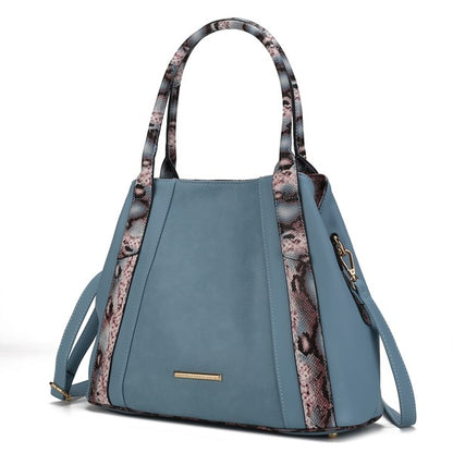Stacey B's MKF Kenna Snake embossed Tote Bag by Mia K