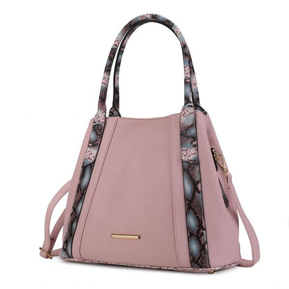 Stacey B's MKF Kenna Snake embossed Tote Bag by Mia K