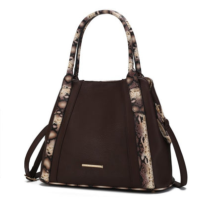 Stacey B's MKF Kenna Snake embossed Tote Bag by Mia K
