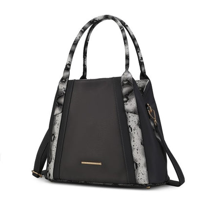 Stacey B's MKF Kenna Snake embossed Tote Bag by Mia K