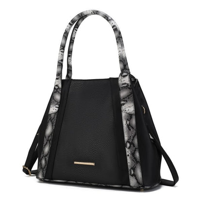 Stacey B's MKF Kenna Snake embossed Tote Bag by Mia K