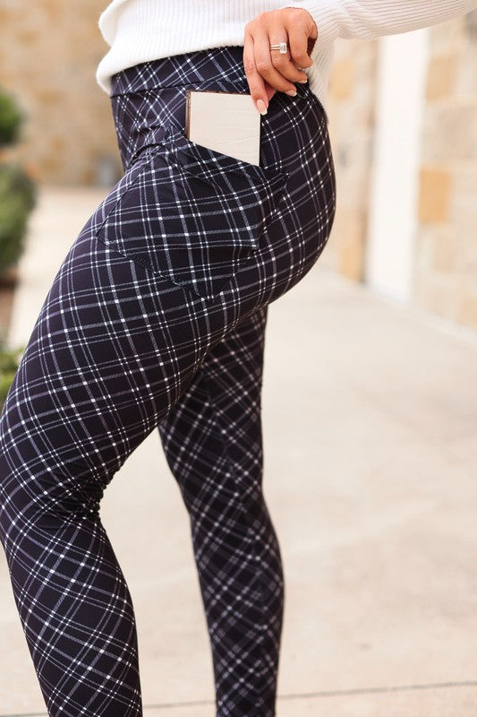 Stacey B's The Jillian Plaid Leggings