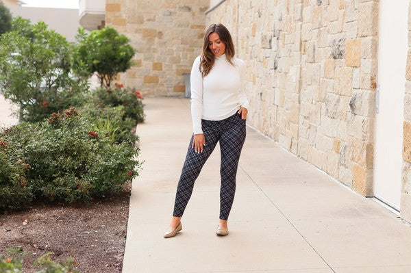 Stacey B's The Jillian Plaid Leggings