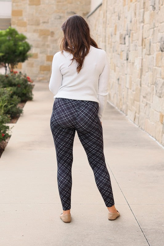 Stacey B's The Jillian Plaid Leggings