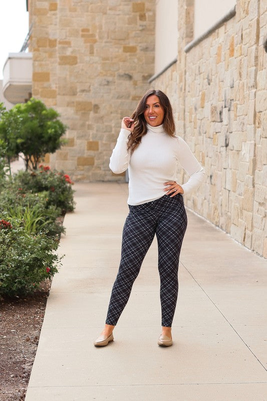 Stacey B's The Jillian Plaid Leggings