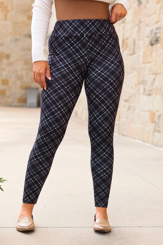 Stacey B's The Jillian Plaid Leggings