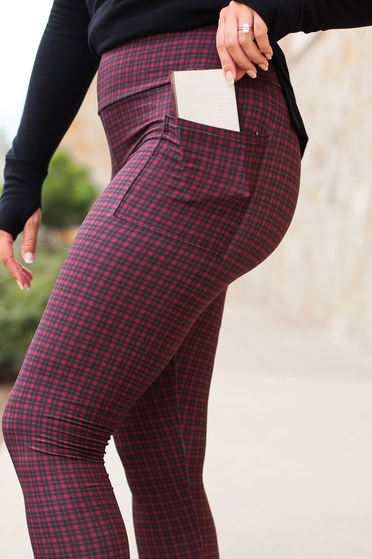 Stacey B's The Wren Plaid Leggings