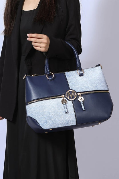 Stacey B's MKF Maji Women's Satchel Bag & wristlet by Mia K