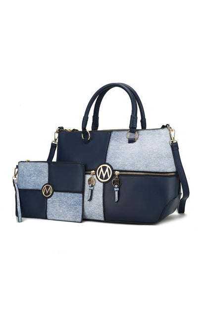 Stacey B's MKF Maji Women's Satchel Bag & wristlet by Mia K