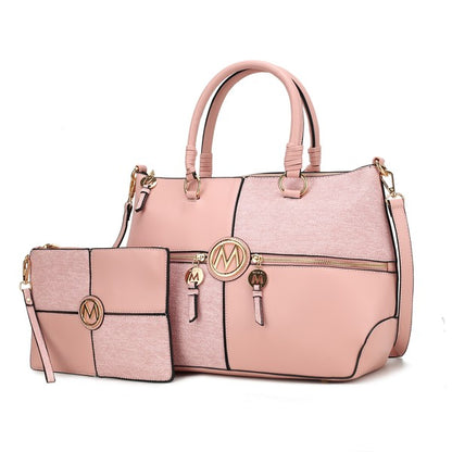 Stacey B's MKF Maji Women's Satchel Bag & wristlet by Mia K