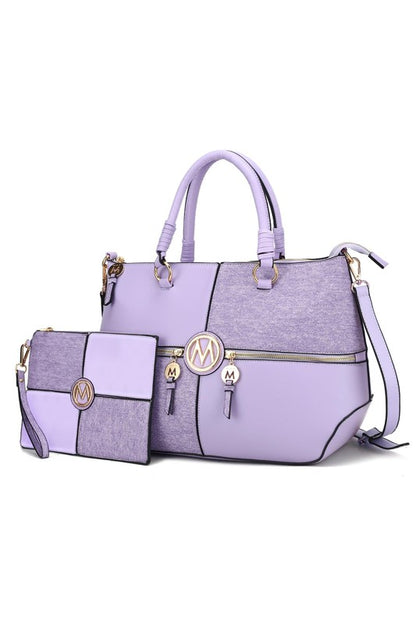 Stacey B's MKF Maji Women's Satchel Bag & wristlet by Mia K