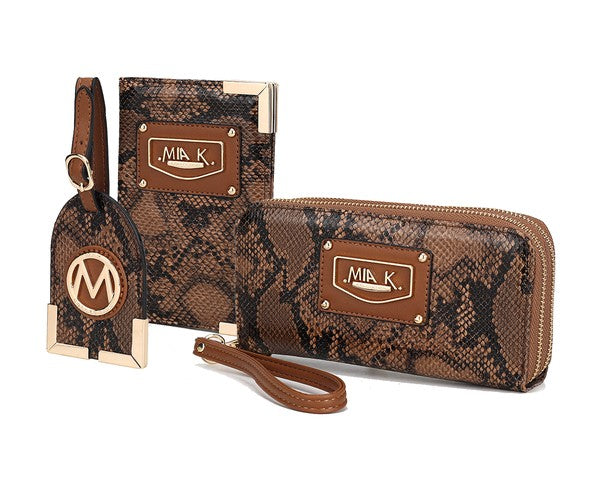 Stacey B's MKF Darla Snake Travel Gift Set by Mia K