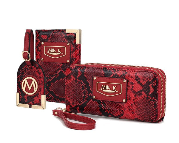 Stacey B's MKF Darla Snake Travel Gift Set by Mia K