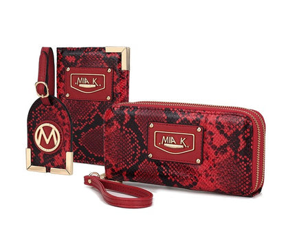 Stacey B's MKF Darla Snake Travel Gift Set by Mia K