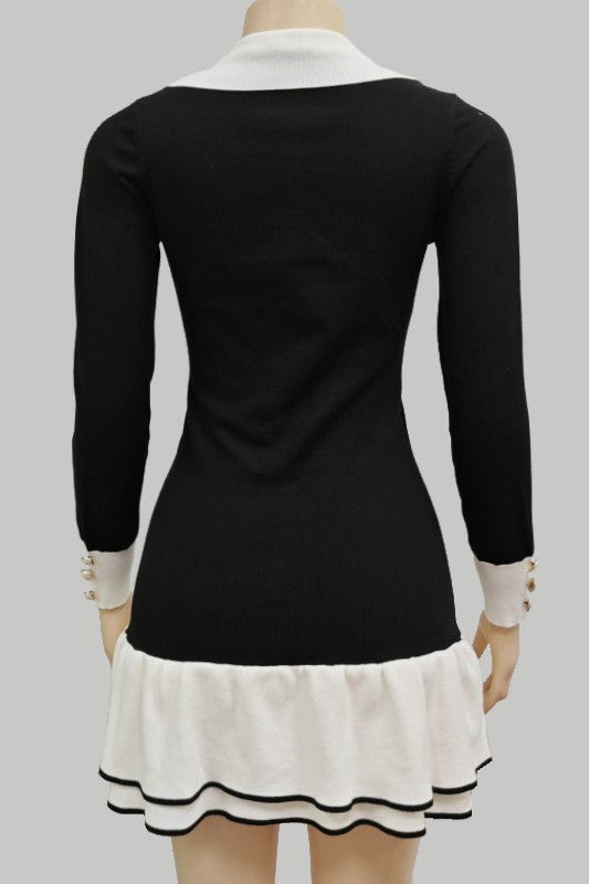 Stacey B's Women Fashion Sweater Dress