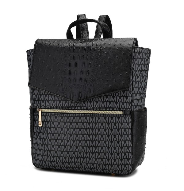 Stacey B's MKF Leidy M Signature/Croco Backpack