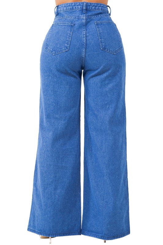 Stacey B's Women Fashion Casual Style Denim Pants