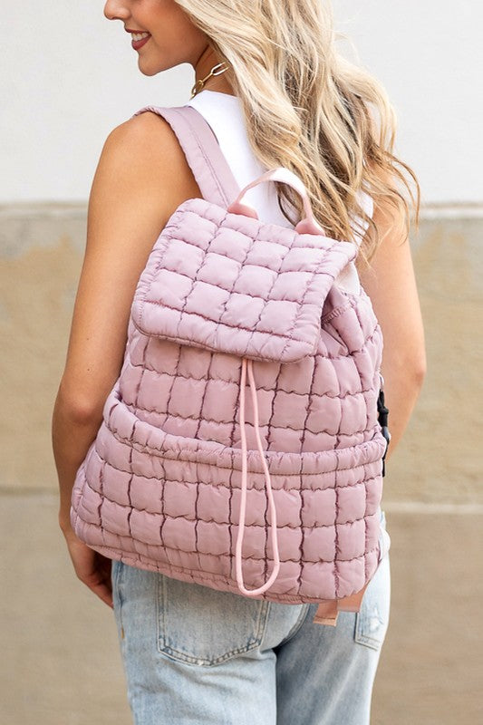 Stacey B's  Stevie Quilted Puffer Backpack