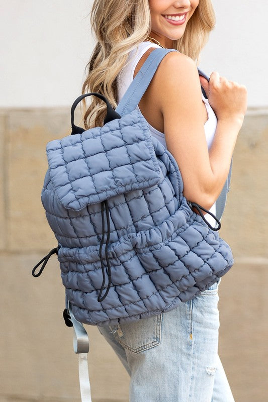 Stacey B's  Stevie Quilted Puffer Backpack