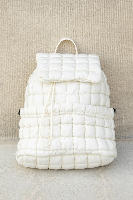 Stacey B's  Stevie Quilted Puffer Backpack