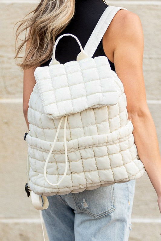 Stacey B's  Stevie Quilted Puffer Backpack