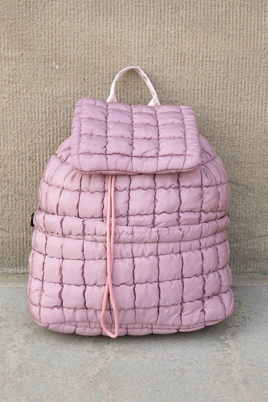 Stacey B's  Stevie Quilted Puffer Backpack