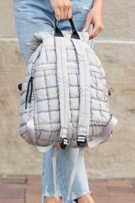 Stacey B's  Stevie Quilted Puffer Backpack