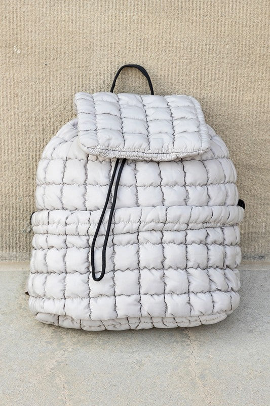 Stacey B's  Stevie Quilted Puffer Backpack