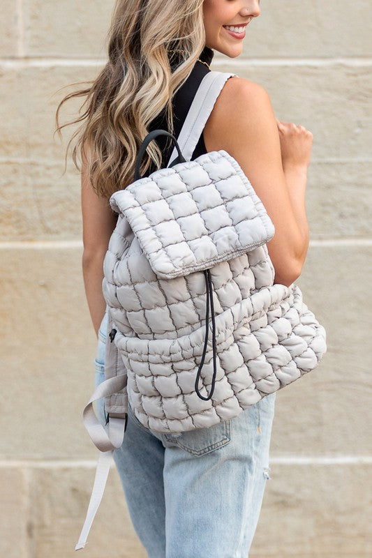 Stacey B's  Stevie Quilted Puffer Backpack