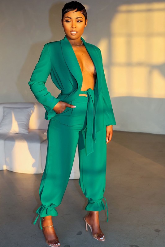 Stacey B's Power Curve Blazer Set