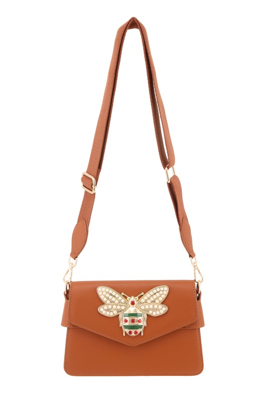 Stacey B's Bee Decorated Crossbody Bag