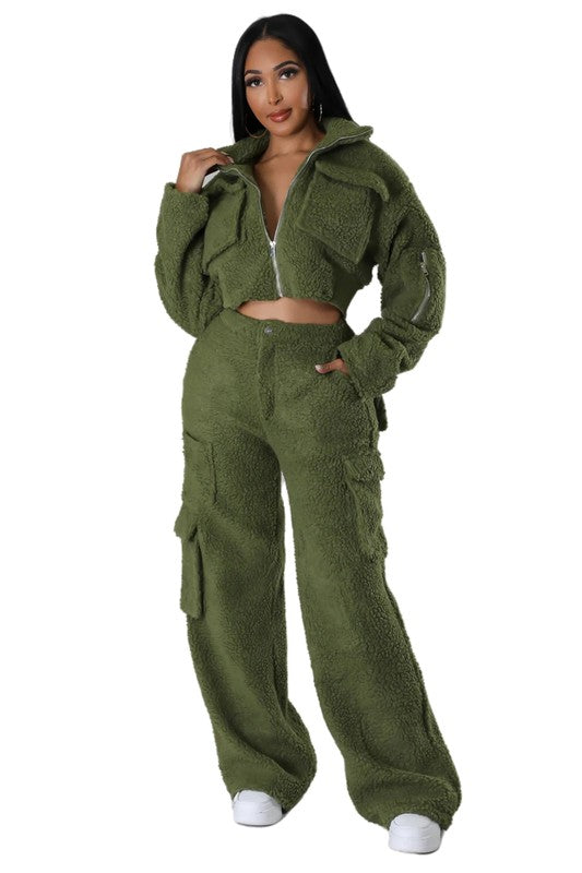 Stacey B's Women Fashion Teddy 2Pc Set