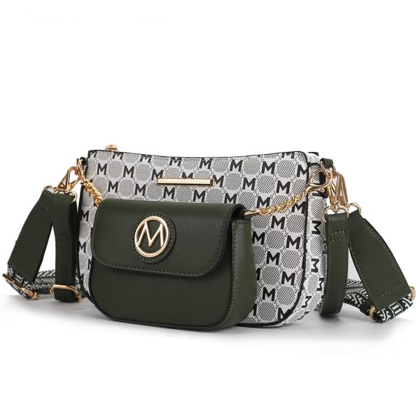 Stacey B's MKF Ciri Double Crossbody Bag by Mia K