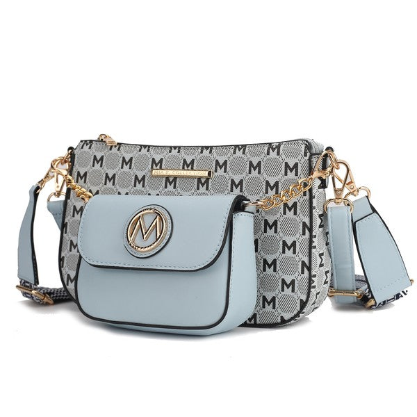 Stacey B's MKF Ciri Double Crossbody Bag by Mia K