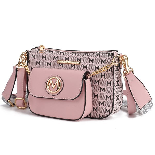 Stacey B's MKF Ciri Double Crossbody Bag by Mia K