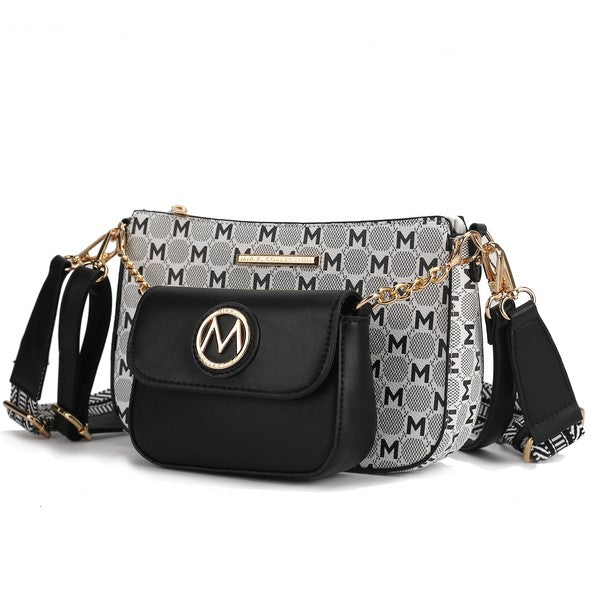 Stacey B's MKF Ciri Double Crossbody Bag by Mia K