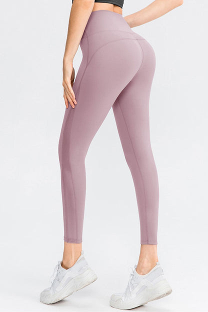 Stacey B's  Wide Waistband Slim Fit Long Sports Pants