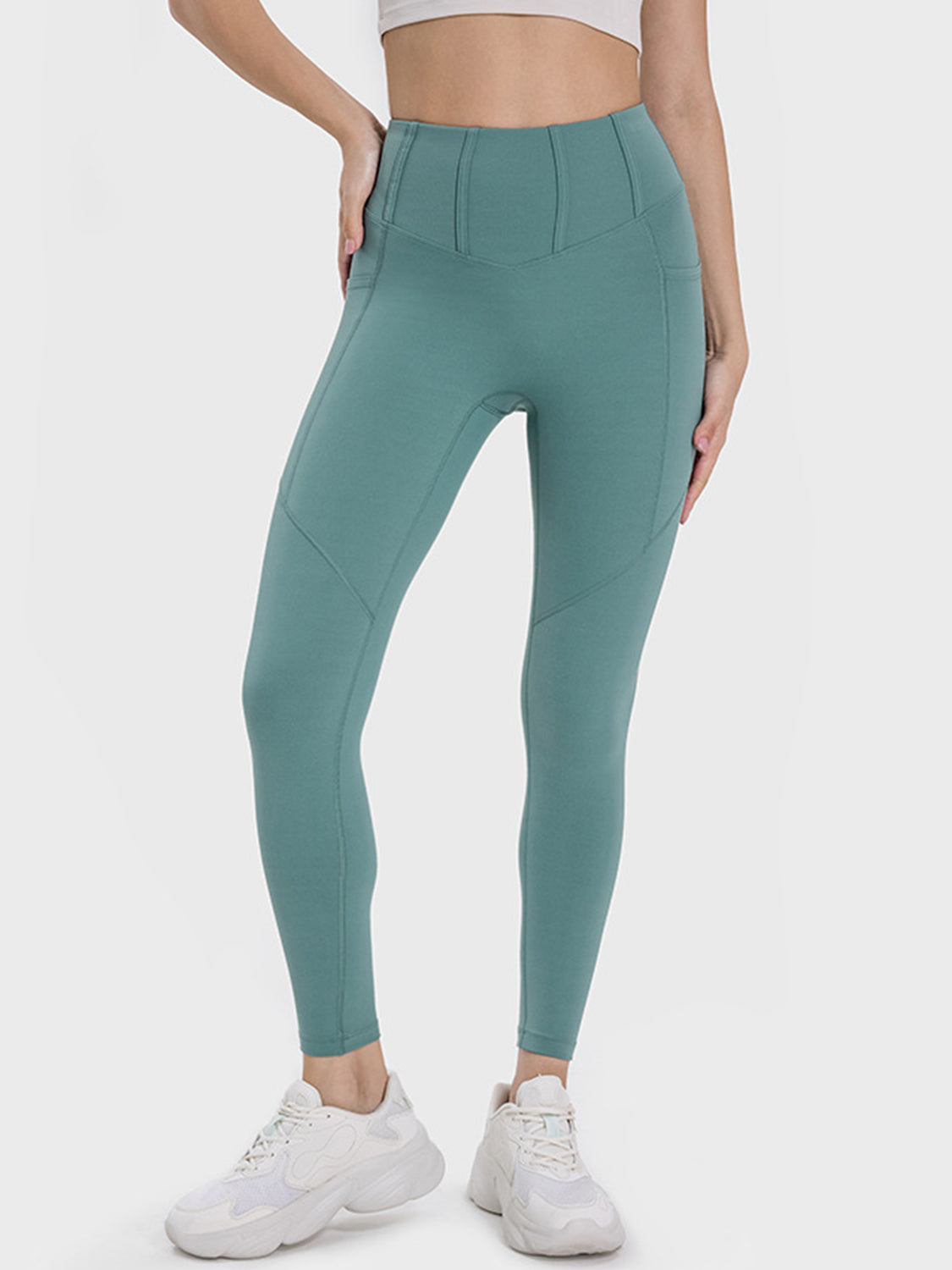 Stacey B's Pocketed High Waist Active Leggings