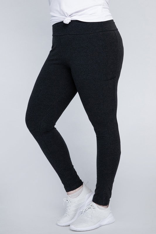 Stacey B's Plus Everyday Leggings with Pockets