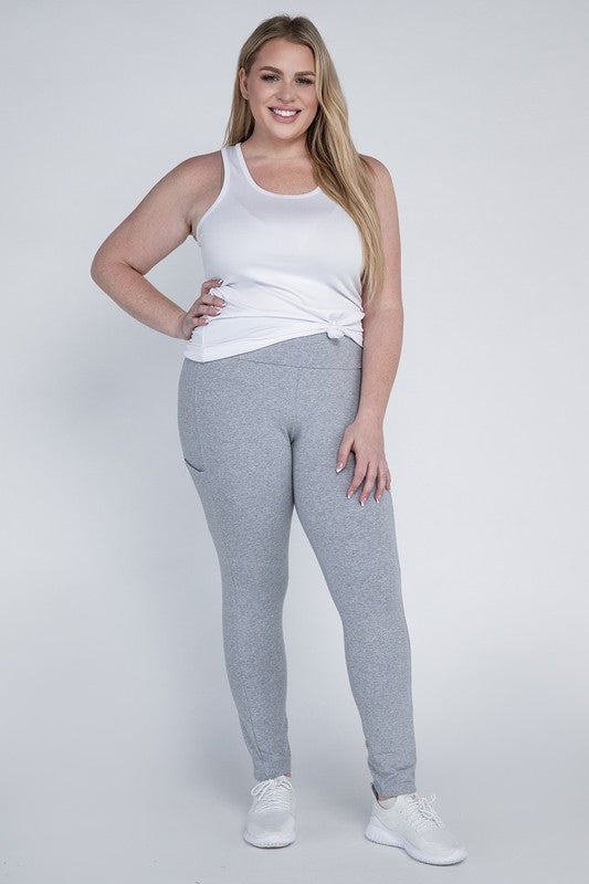 Stacey B's Plus Everyday Leggings with Pockets