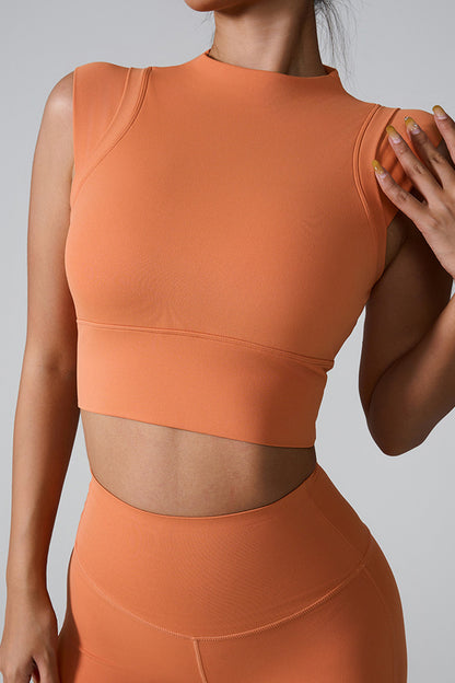 Stacey B's Mock Neck Active Tank