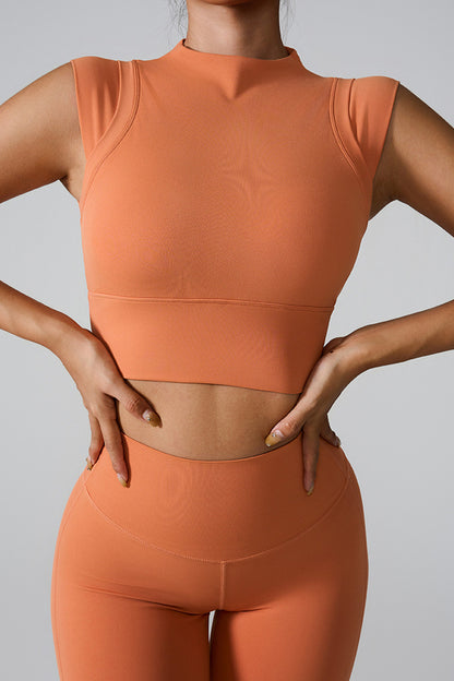 Stacey B's Mock Neck Active Tank