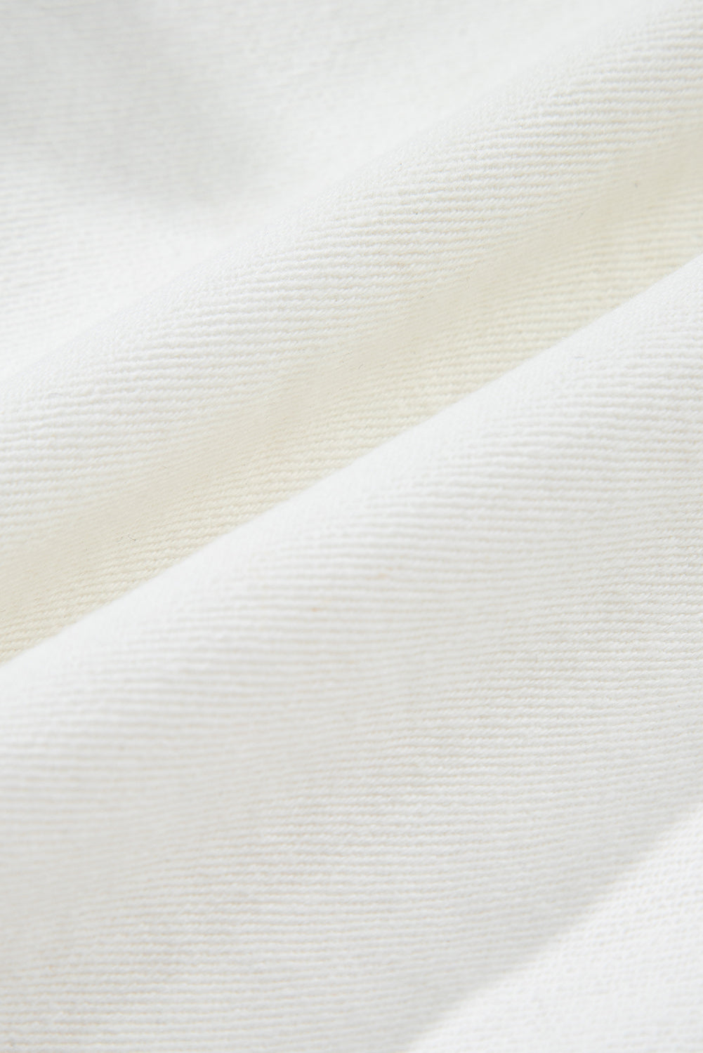 Stacey B's White Raw Hem High Waist Denim Shorts