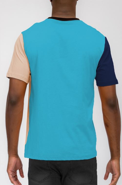 Stacey B's  Mens Color Block T Shirt