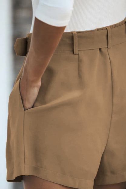 Stacey B's Longline Blazer and Shorts Set with Pockets