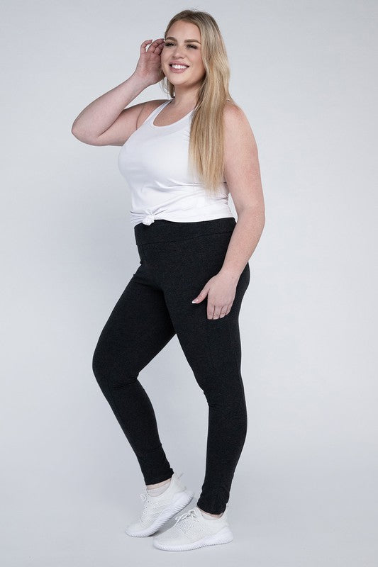 Stacey B's Plus Everyday Leggings with Pockets