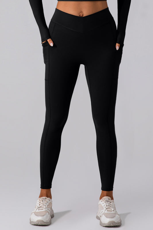 Stacey B's High Waist Active Leggings with Pockets