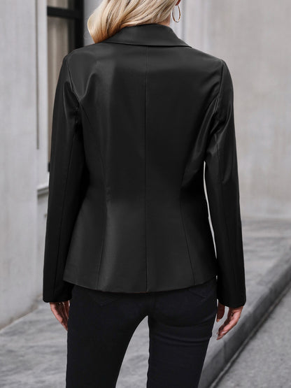 Stacey B's Ivy Lane Button Up Collared Neck Blazer