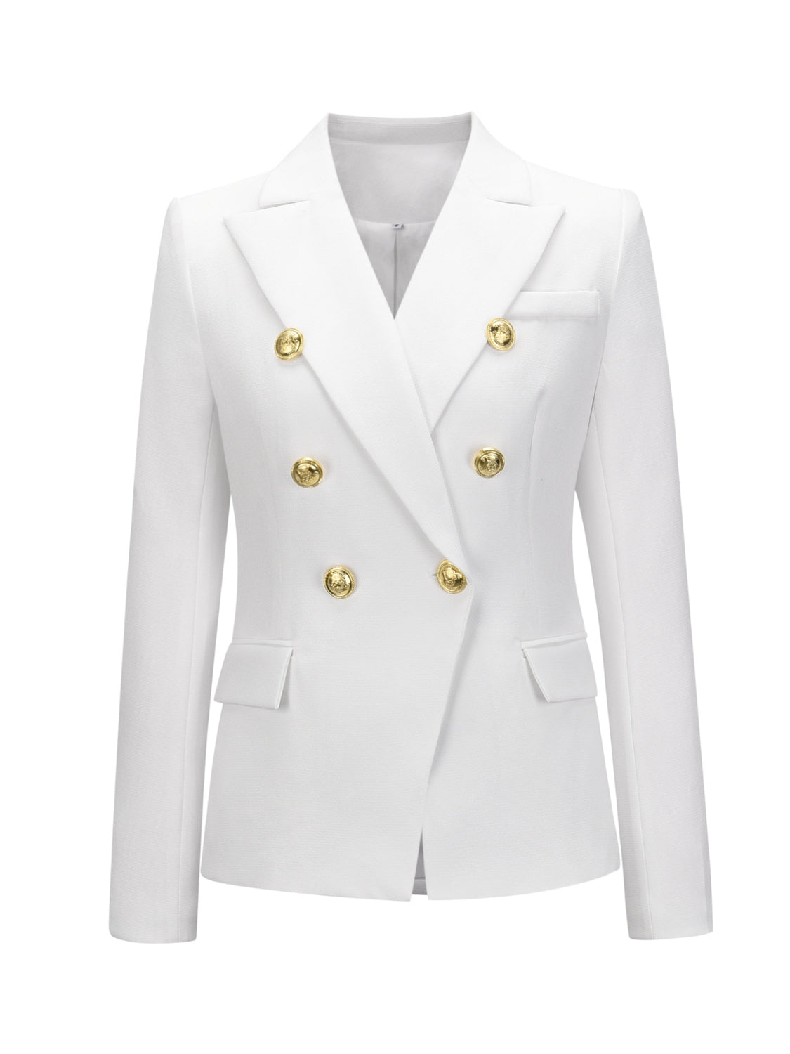 Stacey B's Lapel Collar Long Sleeve Blazer