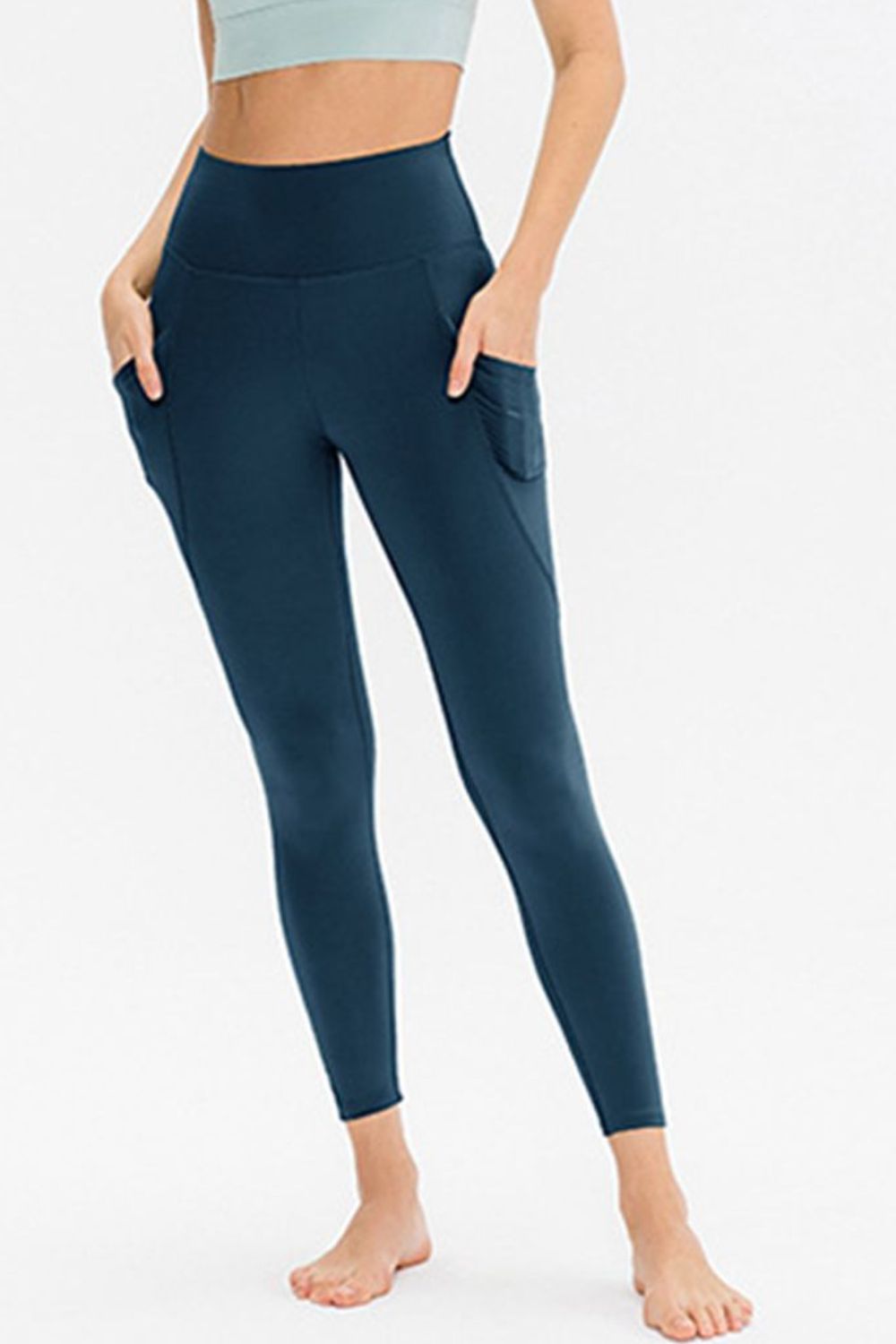 Stacey B's Slim Fit Long Active Leggings with Pockets